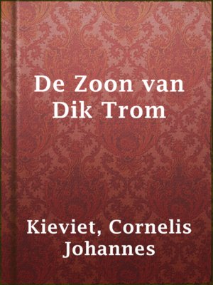 cover image of De Zoon van Dik Trom